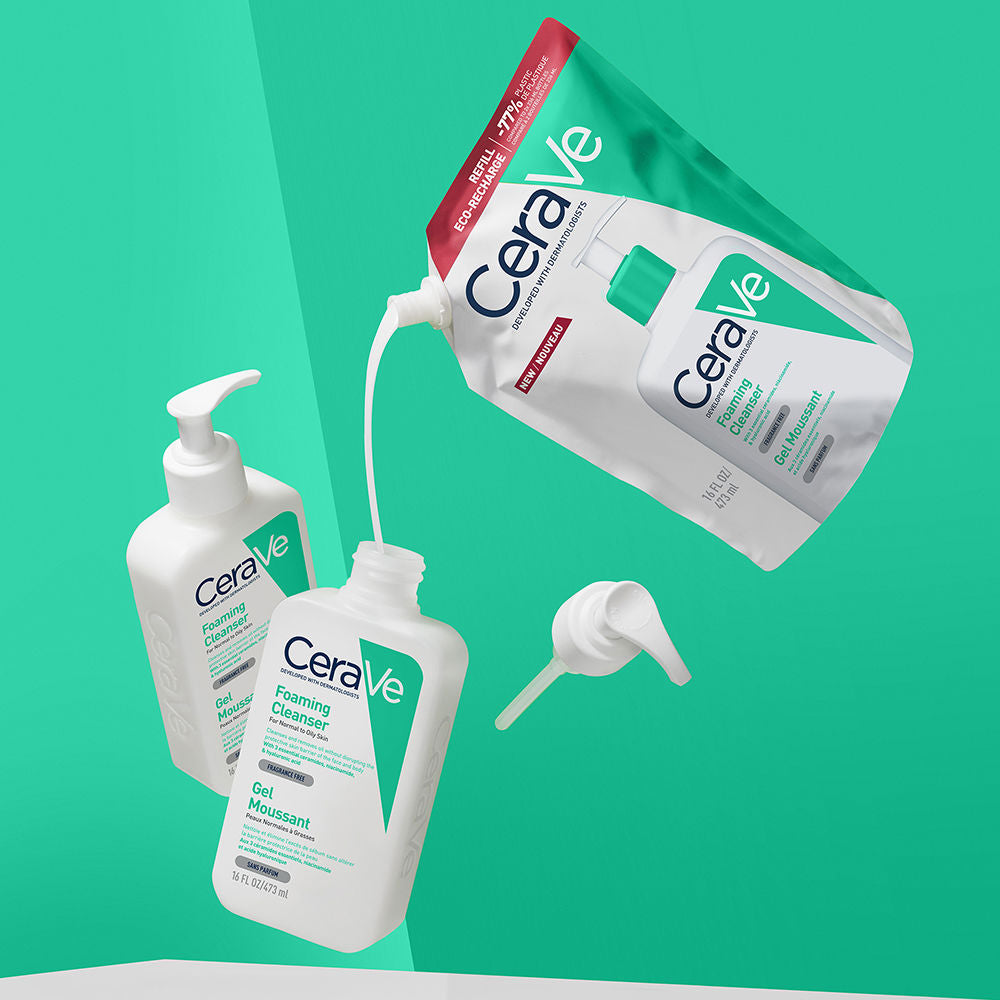 CeraVe Foaming Face Wash Refill | Cleanser for Normal to Oily Skin