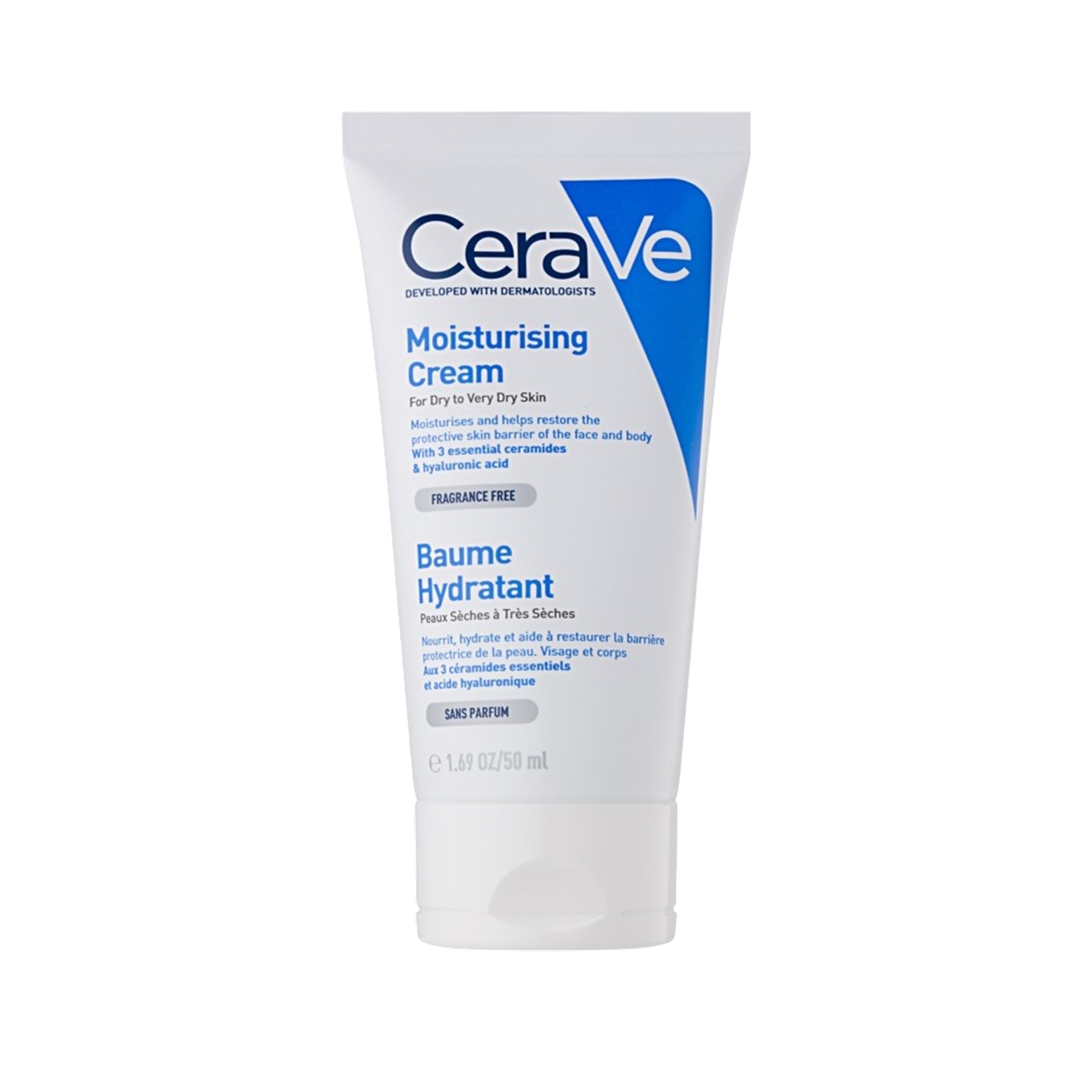 CeraVe Moisturizing Cream 50ml for Dry and Extremely Dry Skin