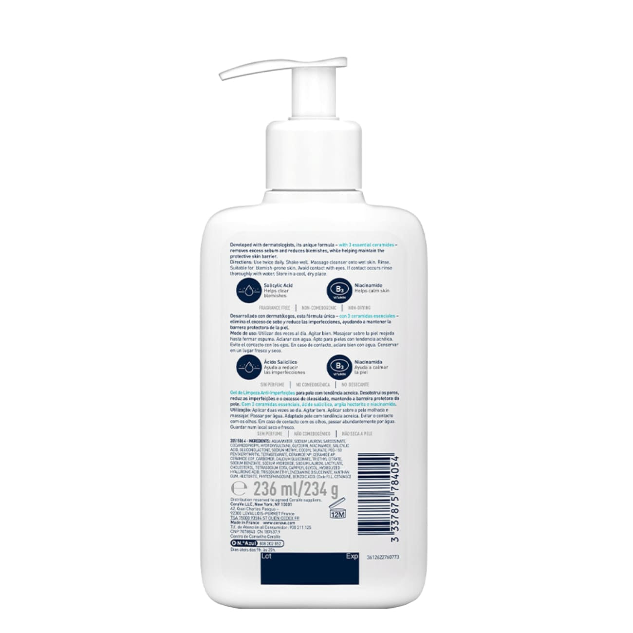 CeraVe Blemish Control Face Cleansing Oil | Acne-Prone Skin Cleanser