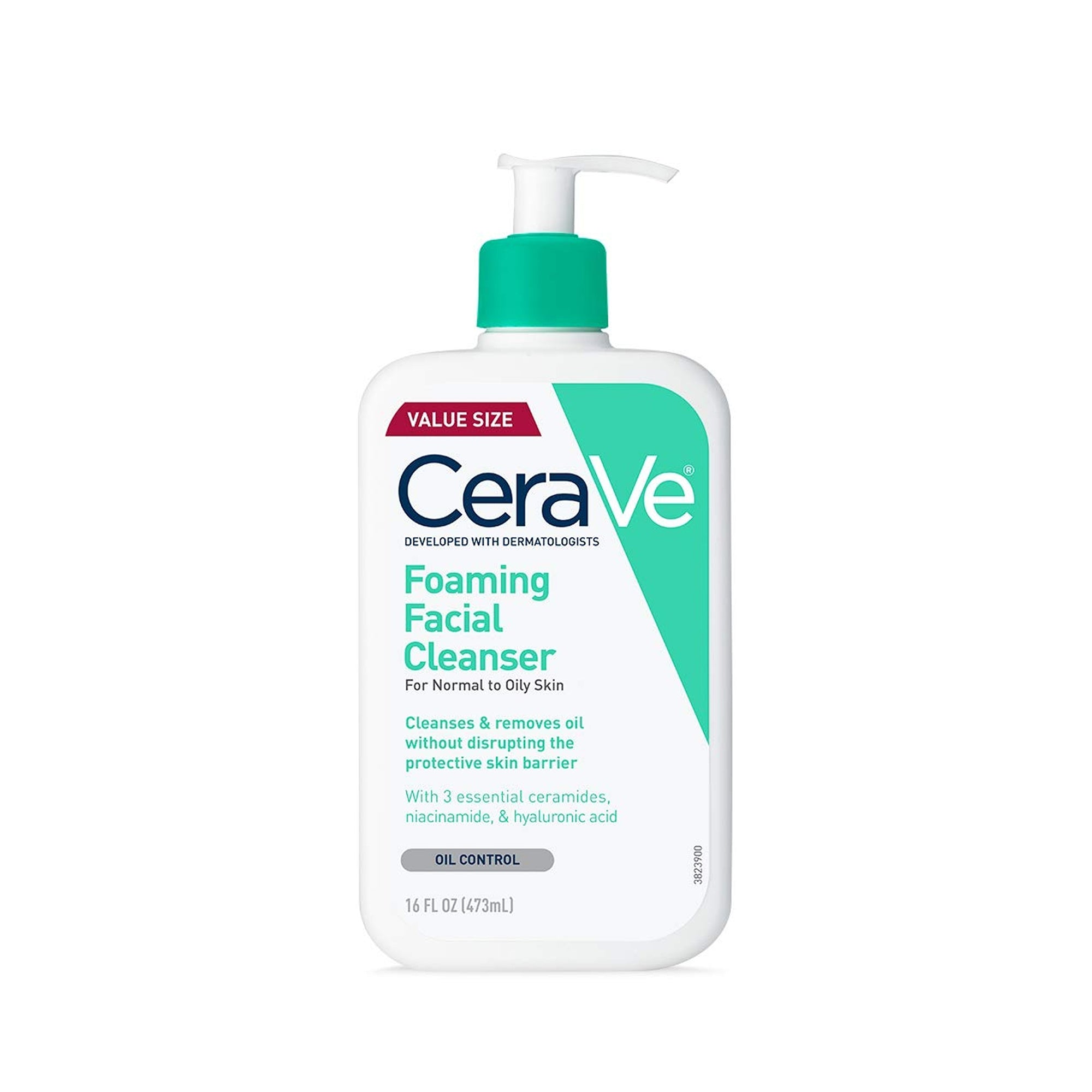 CeraVe Foaming Face Wash For Normal And Oily Skin 473ml