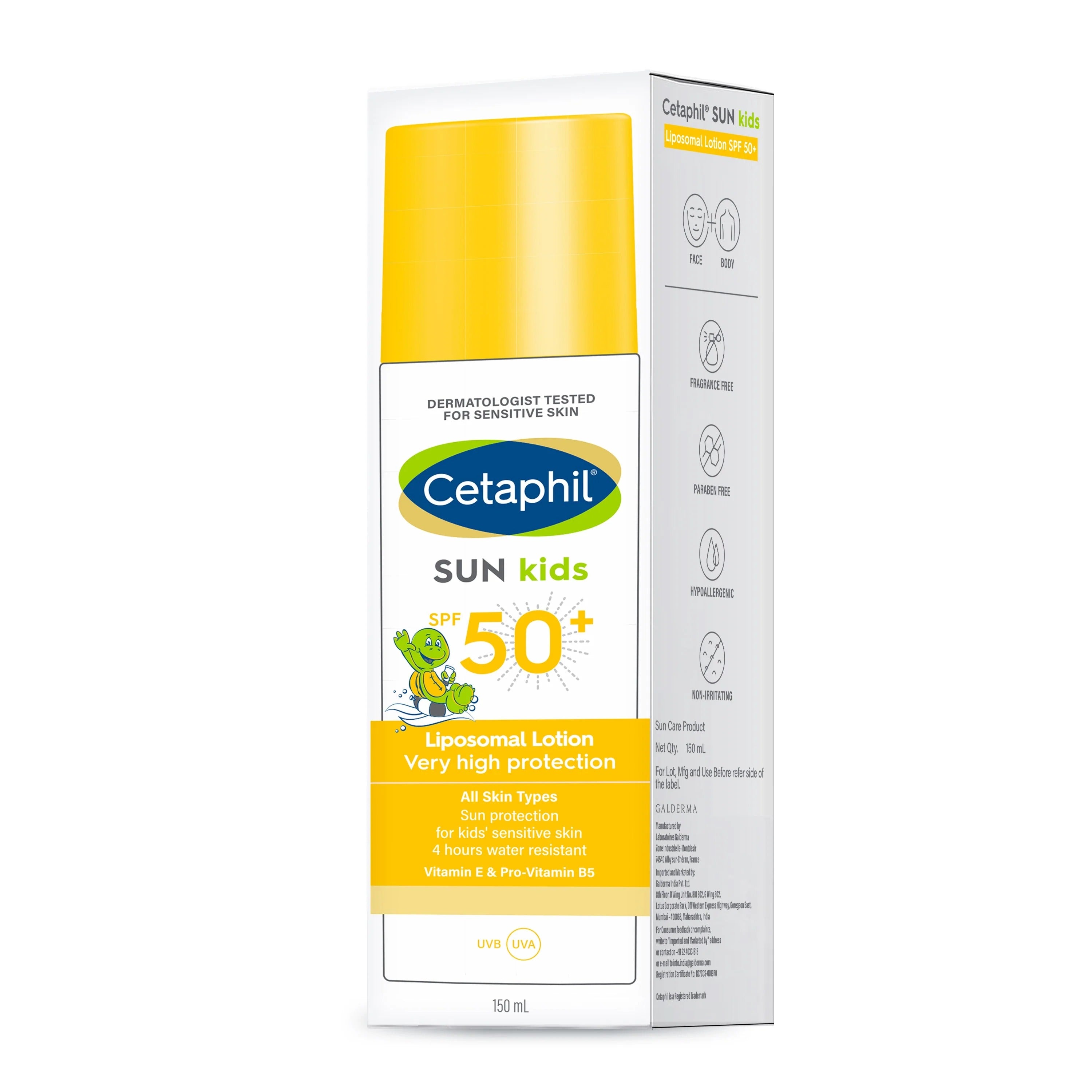 Cetaphil Baby Sun Lotion SPF 50+ | Gentle Sunscreen for Sensitive Skin