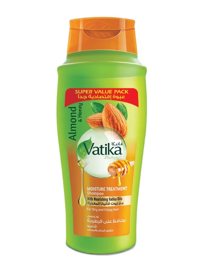Vatika moisture retention shampoo with almond & honey extract 700ml