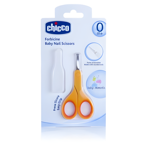 chicco baby nail scissors orange