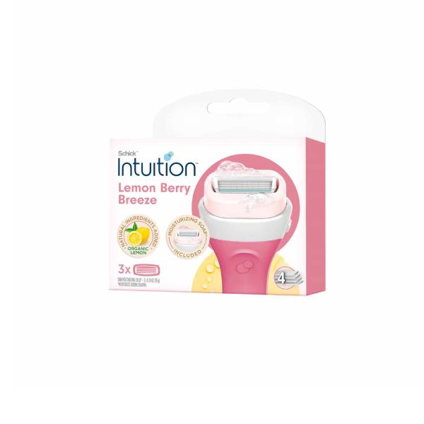 Schick Refill Razor Lemon And Berry Extract (3 Heads)