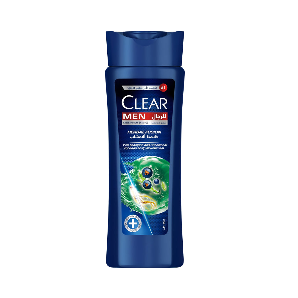 Clear Clear Hair Shampoo 350ml Anti-Dandruff Men Herbal Fusion