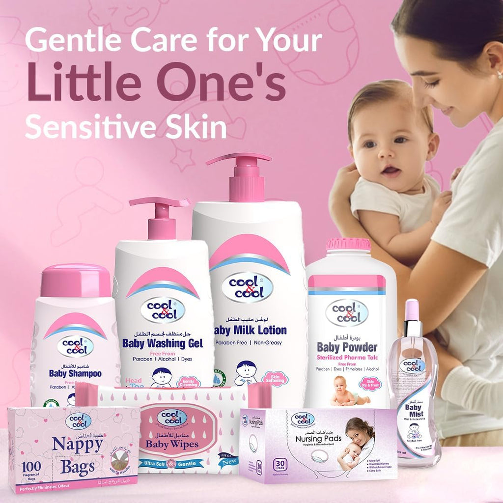 Cool & Cool Baby Wipes – Ultra Soft Alcohol Free Travel Pack