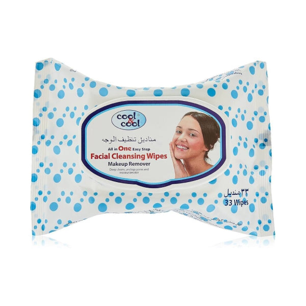 Cool & Cool Cool & Cool Make Up Remover Wipes 33pc