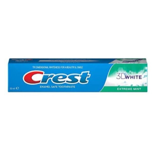 Crest toothpaste 50ml 3d white mint extreme