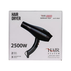 Hair system hair dryer super turbo professional 2500w