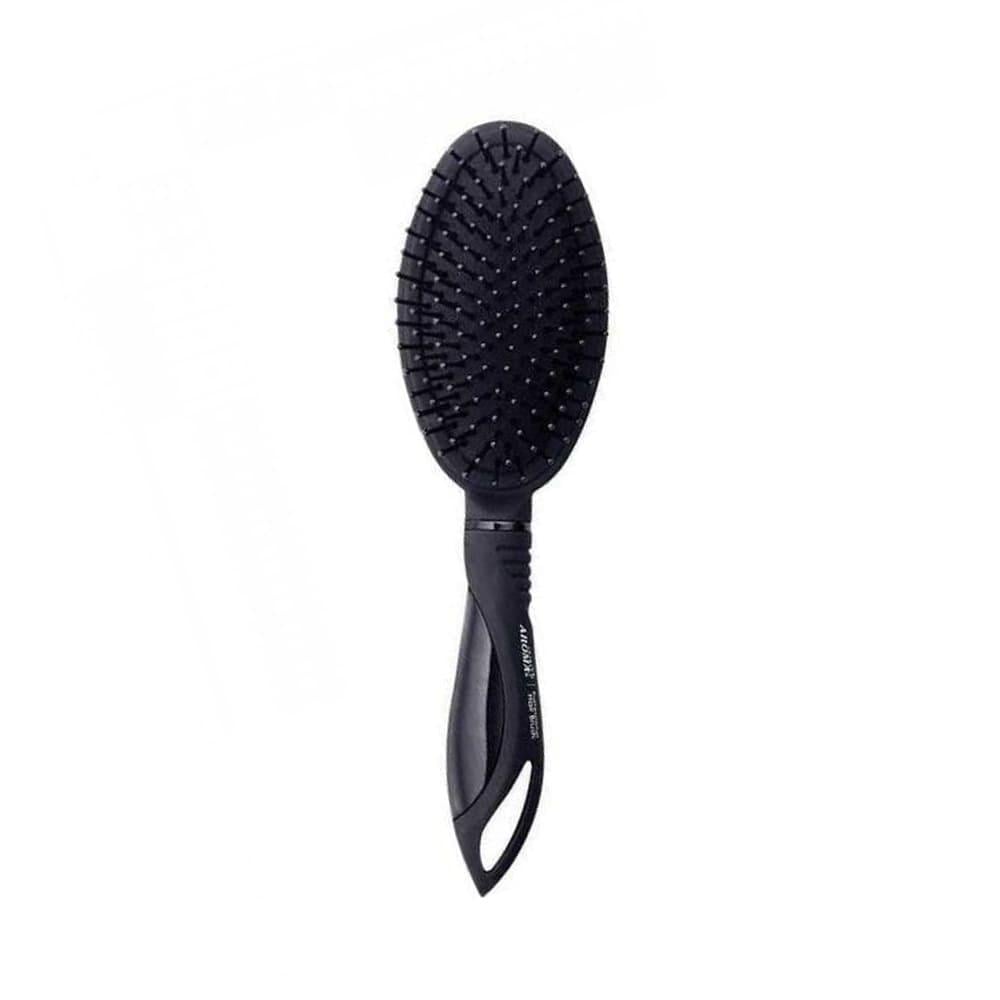 Rose aroma oval black hair brush