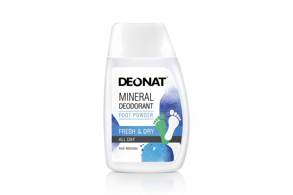 Mineral Deodorant Foot Powder 50 g
ęبودر 05 ج ęعرق طبيعي للقد tديونات مزي