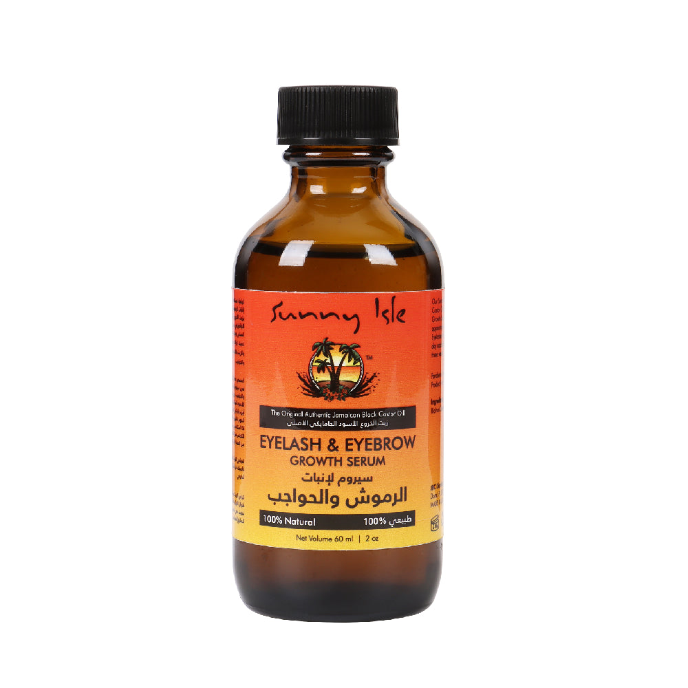 Sunny Isle Brow and Lash Serum 60ml Jamaican Black Castor Oil Hair Growth