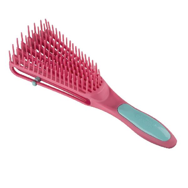 Dompel-Hair-Brush-Curly-Hair-Pink-
