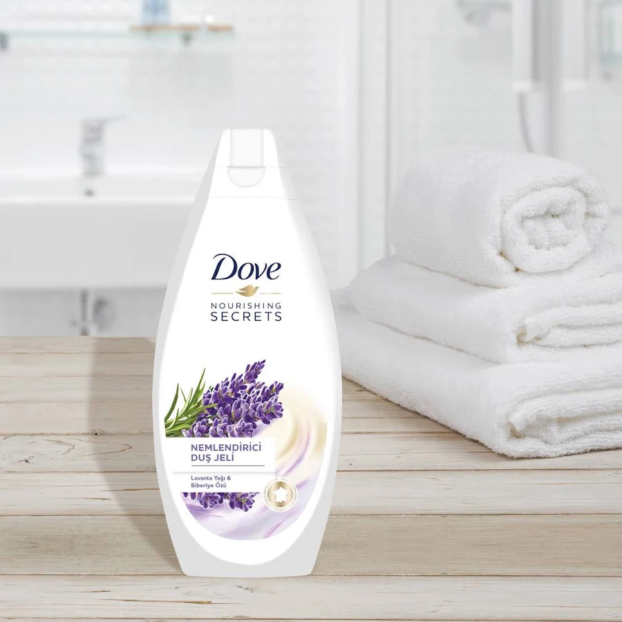 Dove Shower Gel – Moisturizing Body Wash for Soft Skin - Lavender 500ml
