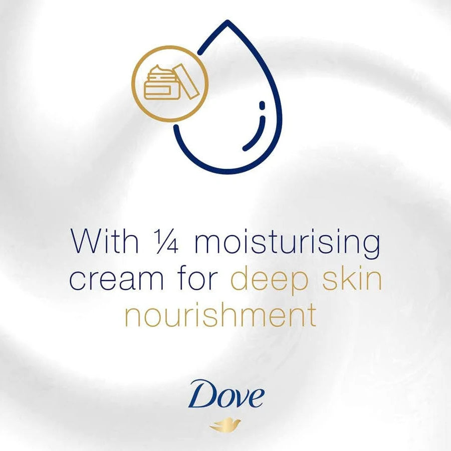 Dove جل استحمام بزيت الأفوكادو والقطيفة - غسول مرطب للجسم 500 مل