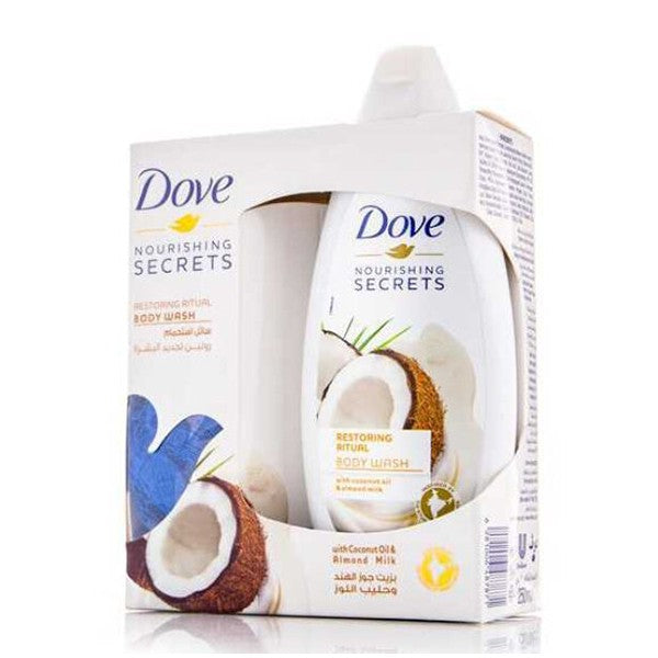 Dove Dove Shower Gel 250ml Coconut Oil and Almond Milk With Kit