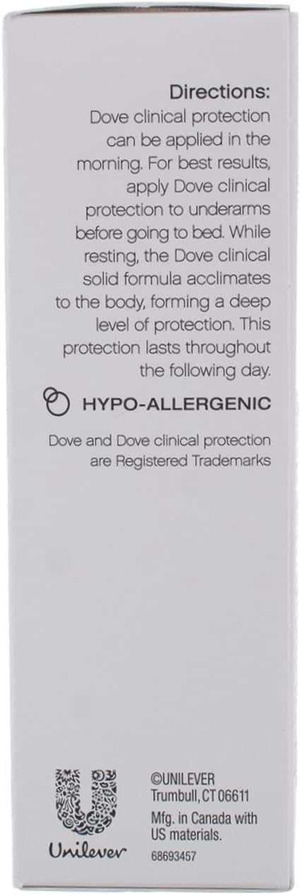 Dove Clinical Protection Deodorant – Original Clean Scent 48g