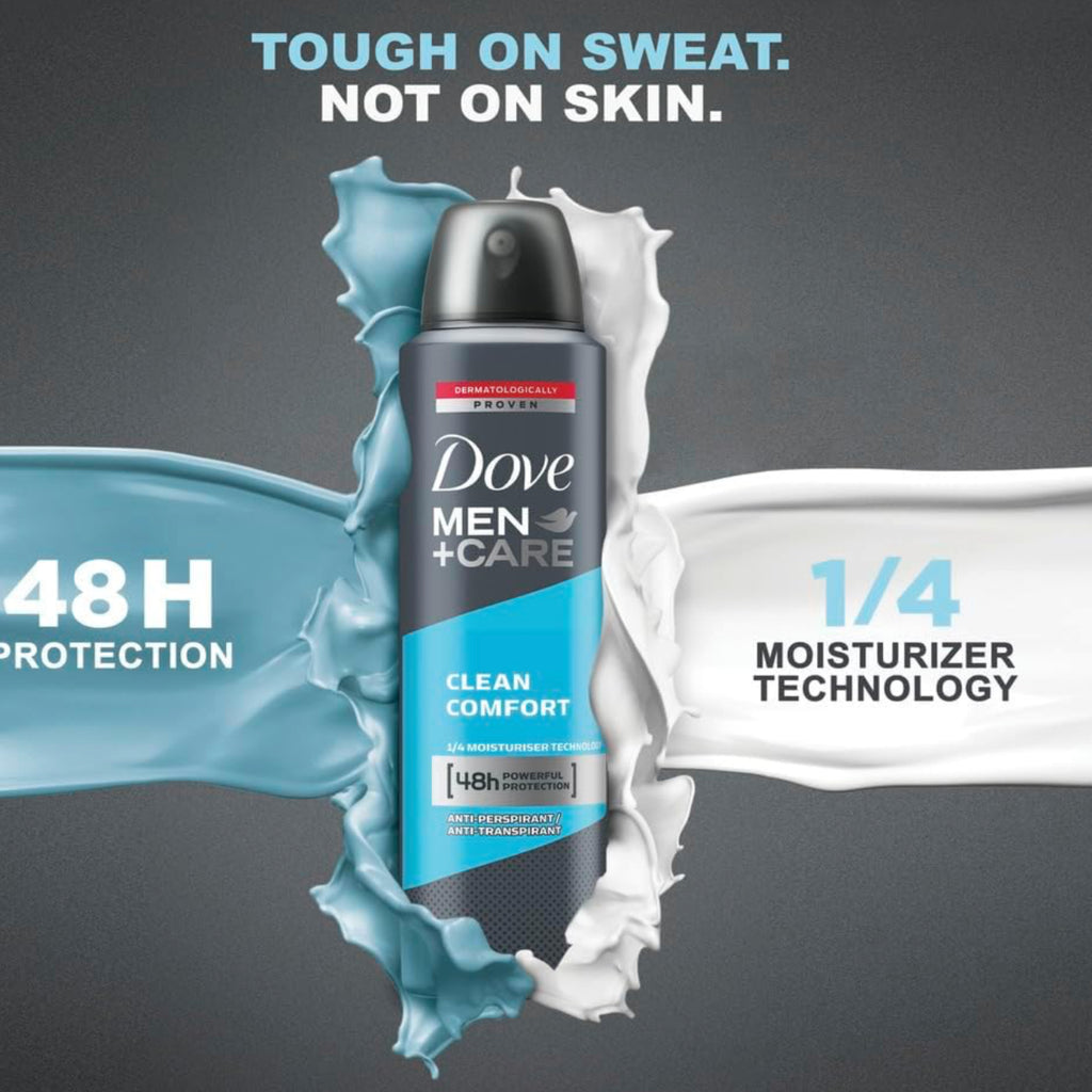 Dove Men+Care Clean Comfort – مزيل عرق سبراي 150 مل