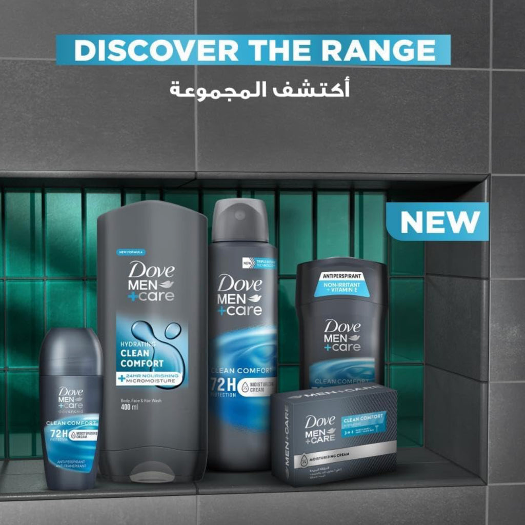 Dove Men+Care Clean Comfort – مزيل عرق سبراي 150 مل