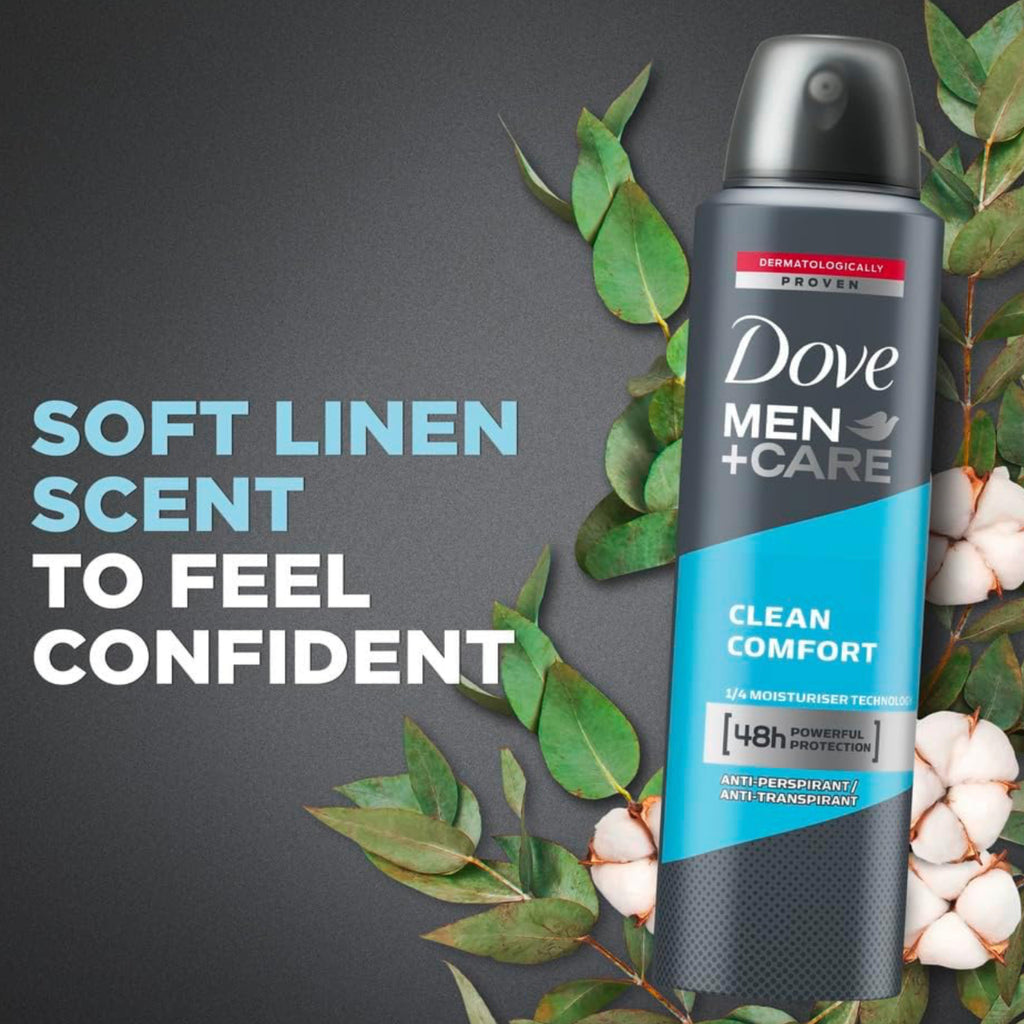 Dove Men+Care Clean Comfort – مزيل عرق سبراي 150 مل