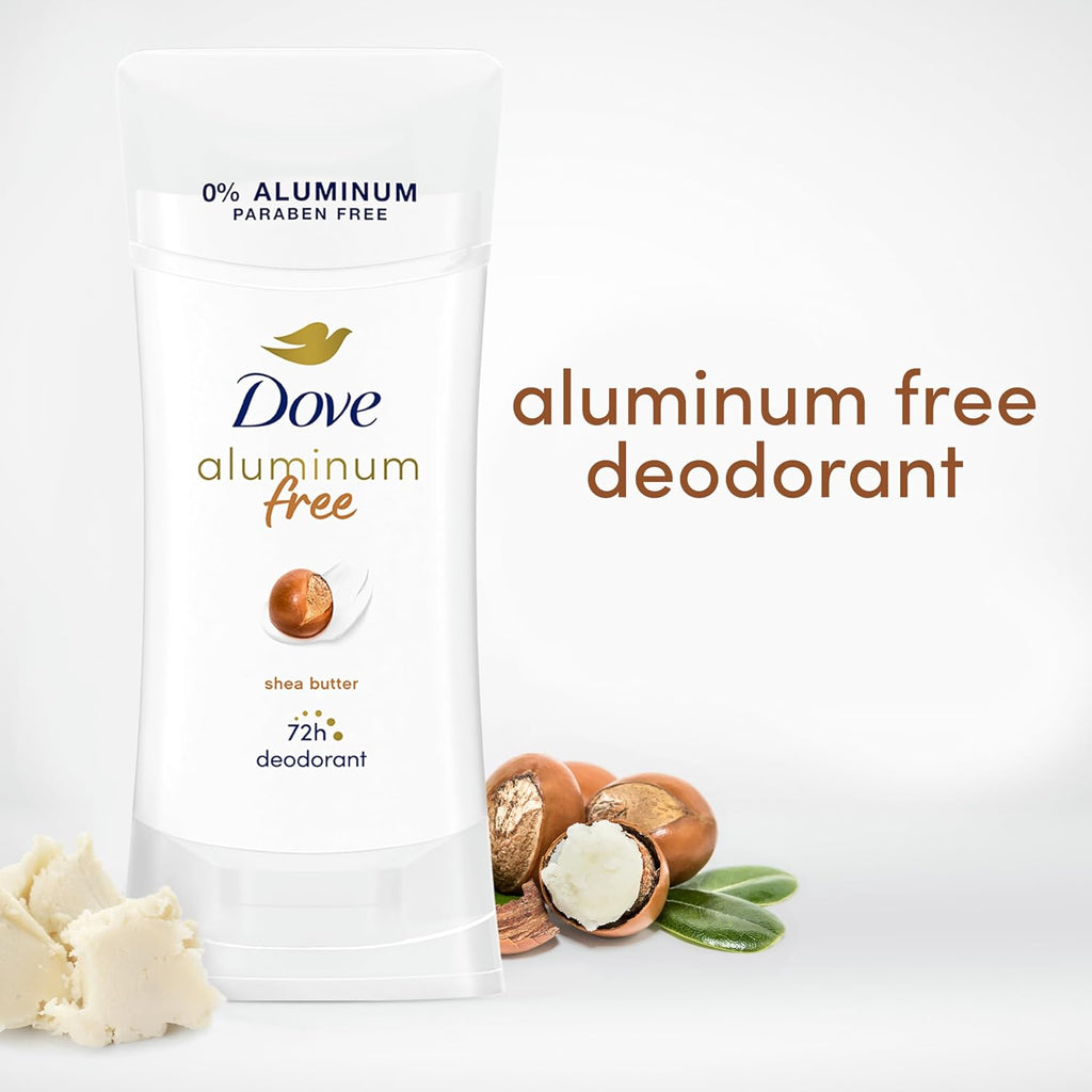 Dove مزيل عرق خالٍ من الألومنيوم بزبدة Shea 74 جم