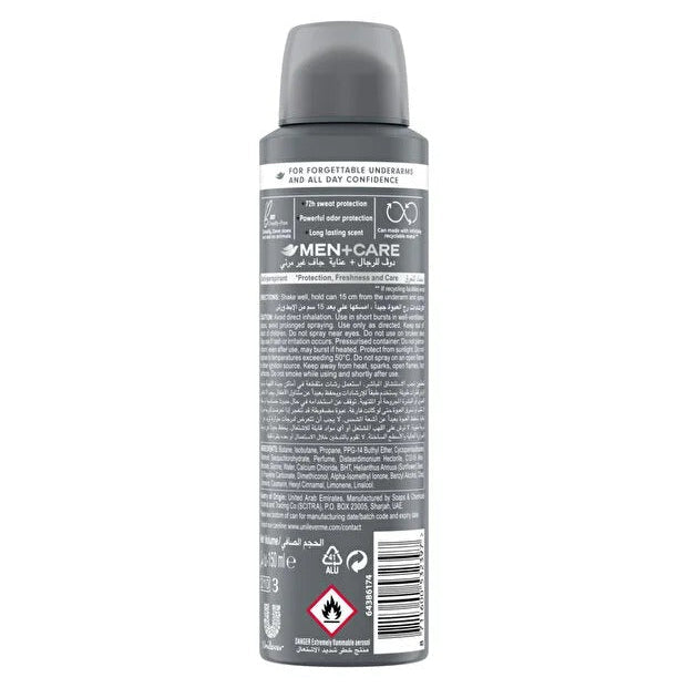 Dove Men+Care Stain Defense Deodorant Spray 150ml