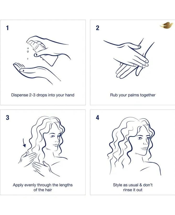Dove Hair Serum – Smoothing Formula for Dry, Frizzy Hair 80ml