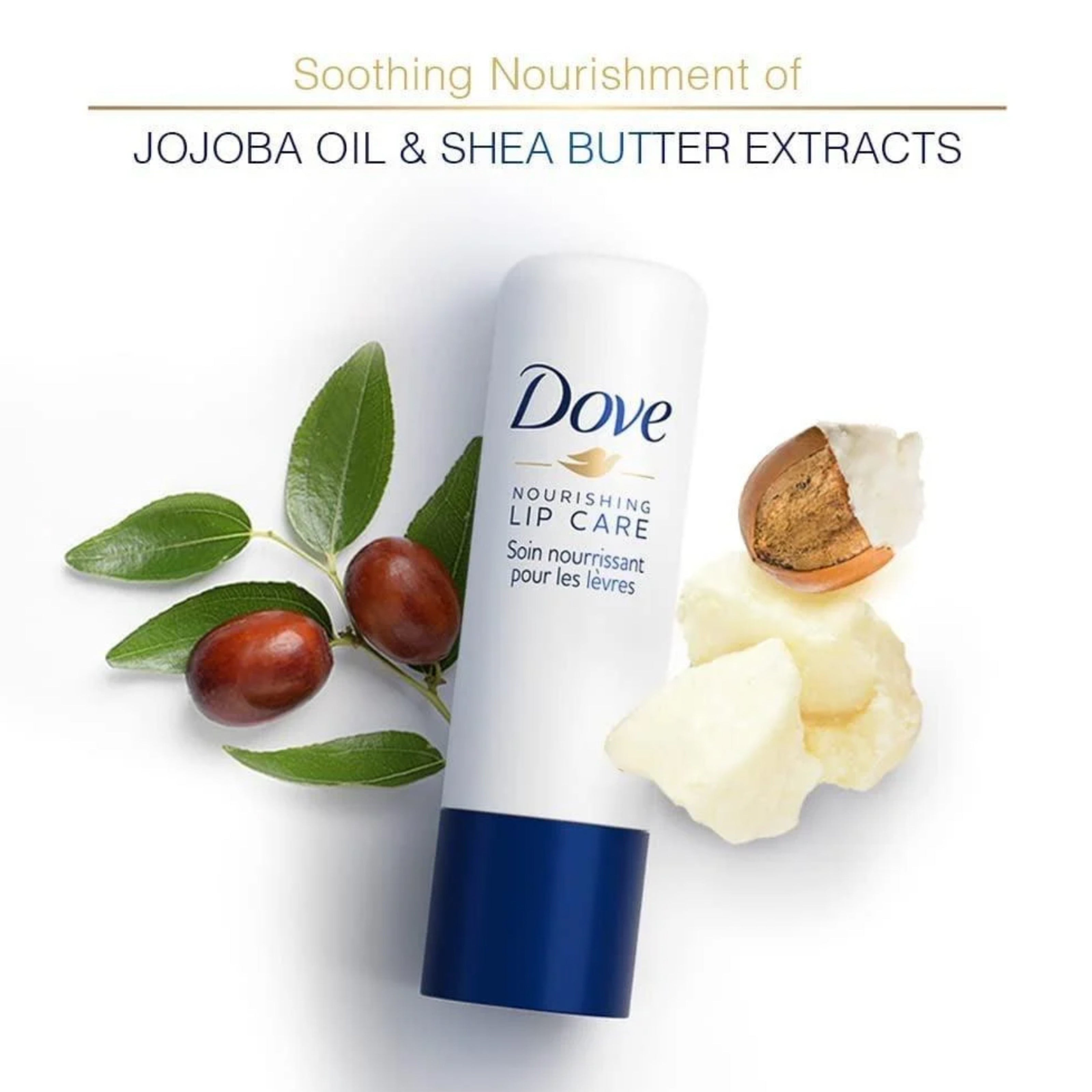 Dove Deeply Nourishing Lip Balm – Long-Lasting Moisture & Softness 4.8g