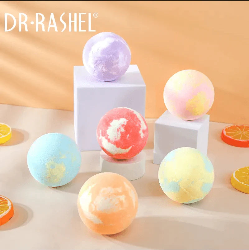كرة حمام الياسمين المنقية من Dr. Rashel – عناية بالبشرة بحمام سبا فاخر