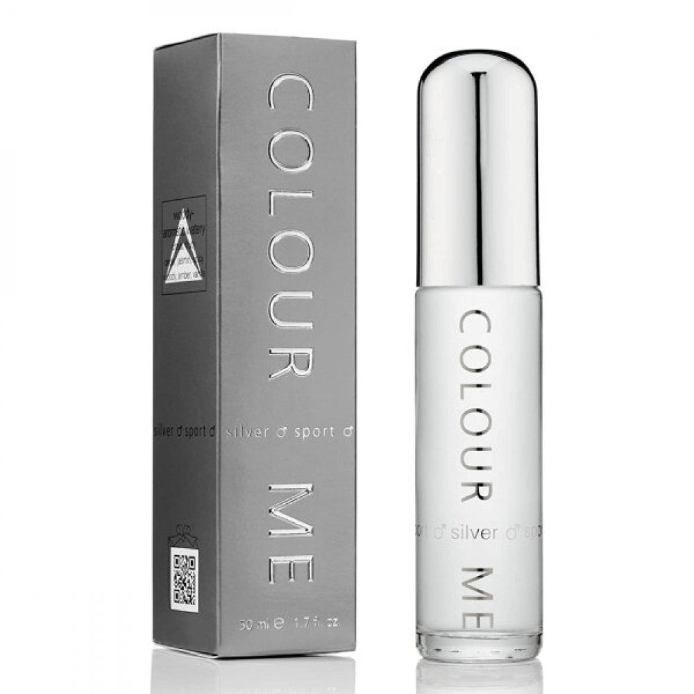 Colour me women perfume 50ml silver sport