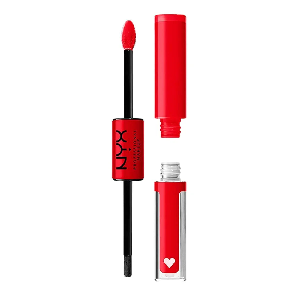 NYX Lip Color 17 & Gloss Rebel In Red