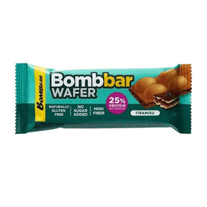 bombbar protein bar tiramisu waffle with milk and nut paste 32g