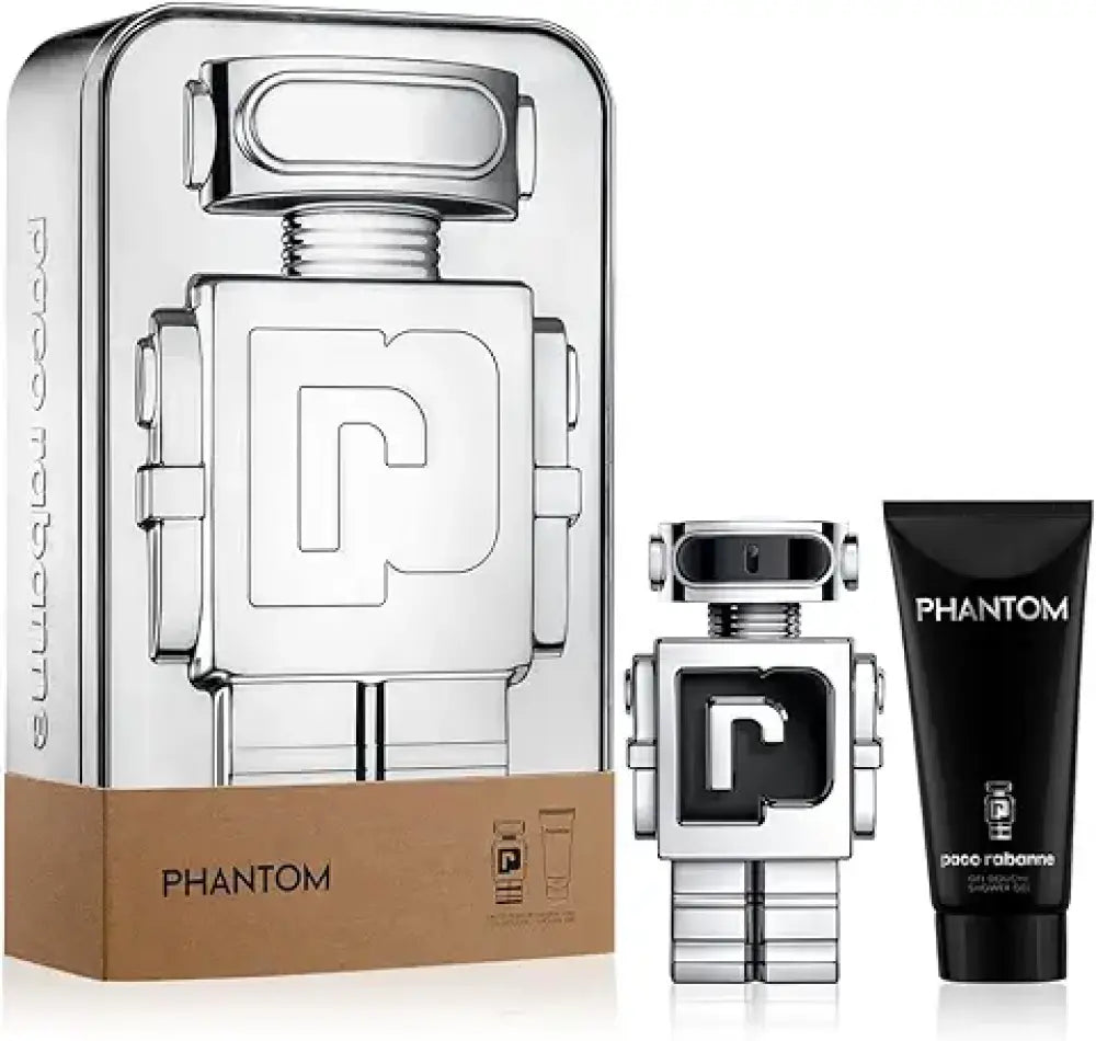 Phantom Paco Rabanne Set for Men 2 Pieces Eau de Toilette 100ml + Shower Gel 100ml