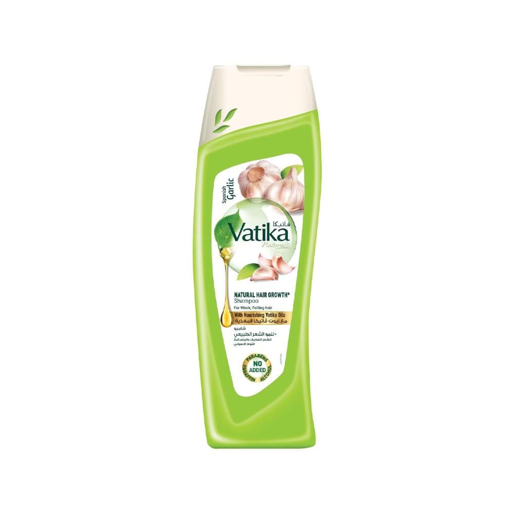 Vatika shampoo for natural hair growth with spanish garlic 200ml