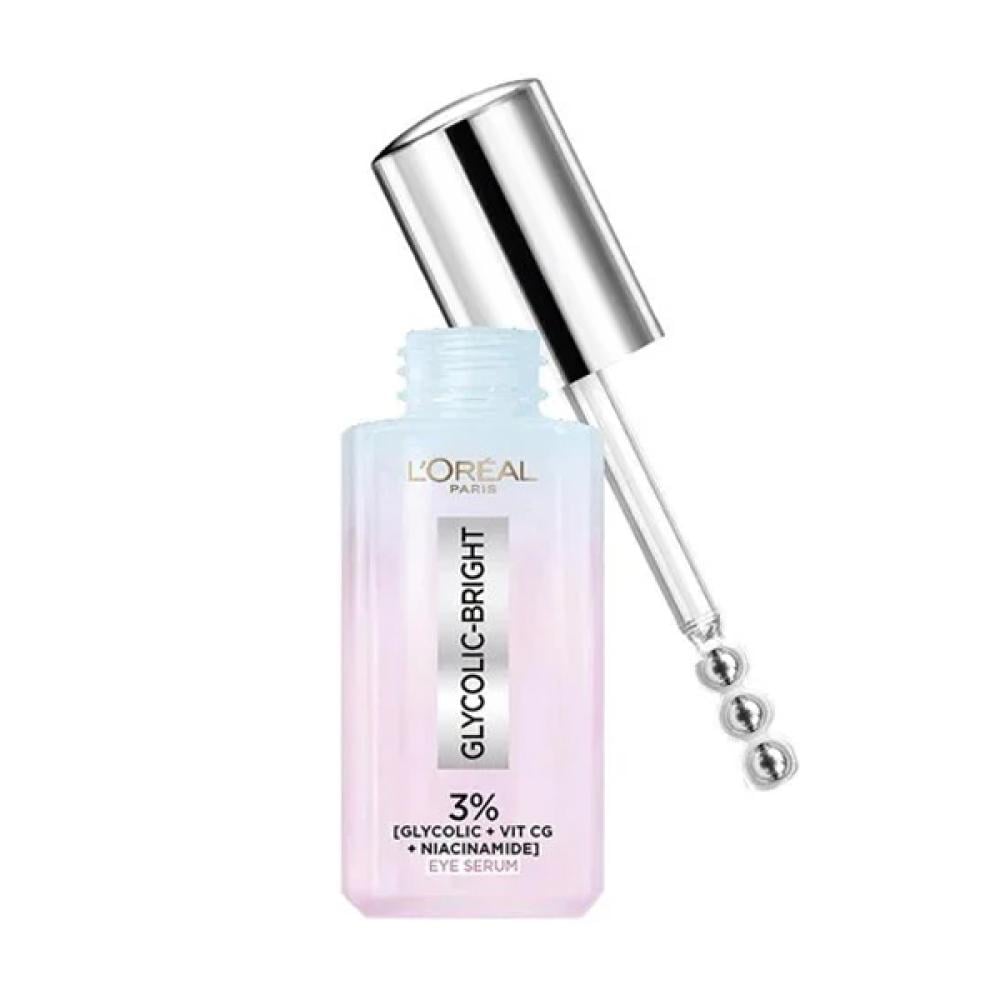 Loreal eye serum 20ml glycolic bright for dark circles