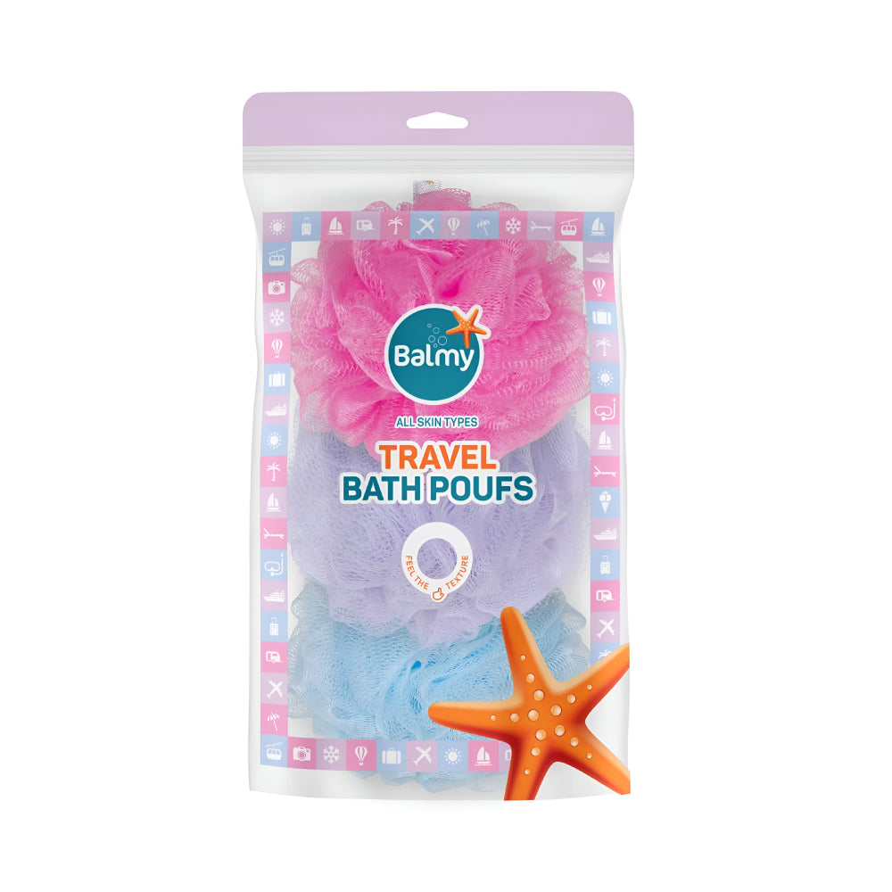 Balmy body lufa 3pc travel set