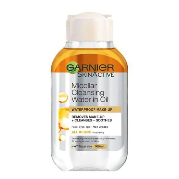 Garnier Micellar Water Makeup Remover 100ml Skin Active Rich In Oil
