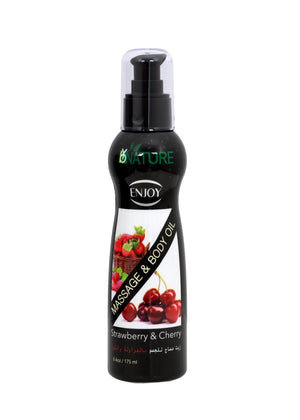 Enjoy Strawberry and Cherry Massage Oil 175 Ml