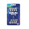 Gillette Razor  Blue 3 Sport 8 Pack ( 6+2 Free )