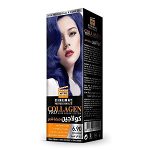 Nitro cinema hair color collagen pro 6.90 ocean blue