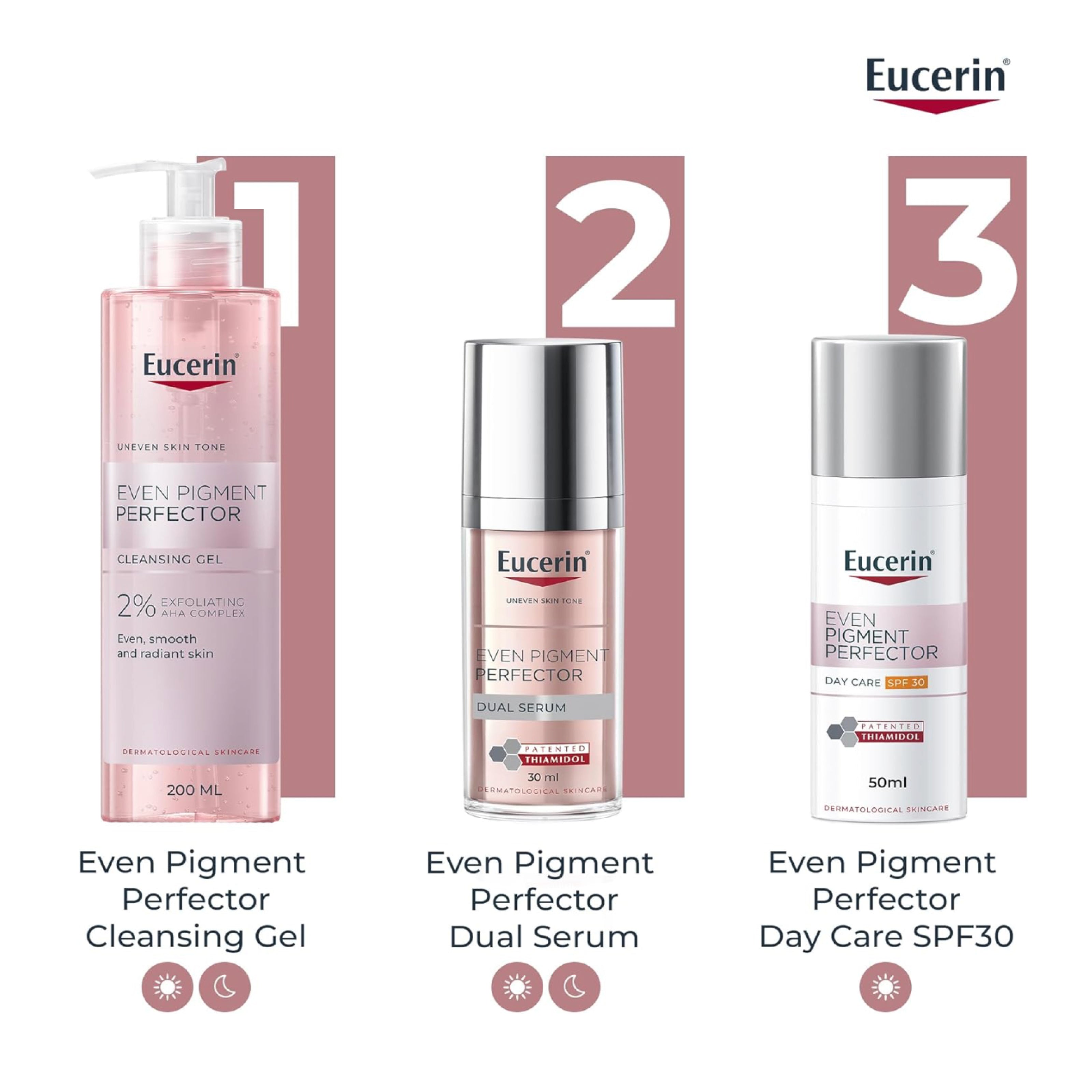 Eucerin Gel Cleanser Even Pigment Perfector  Exfoliator And Skin Softener 200ml
