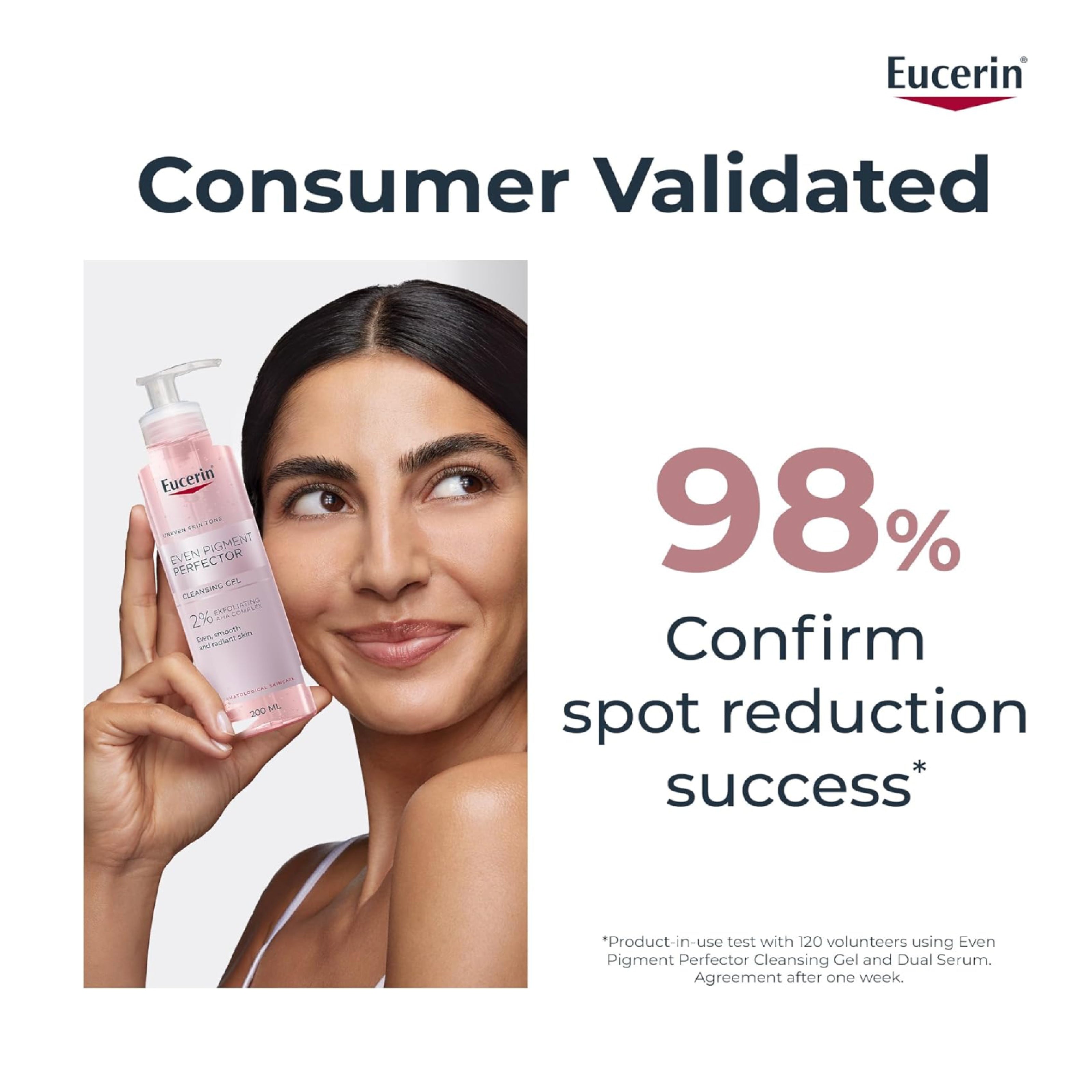 Eucerin Gel Cleanser Even Pigment Perfector  Exfoliator And Skin Softener 200ml