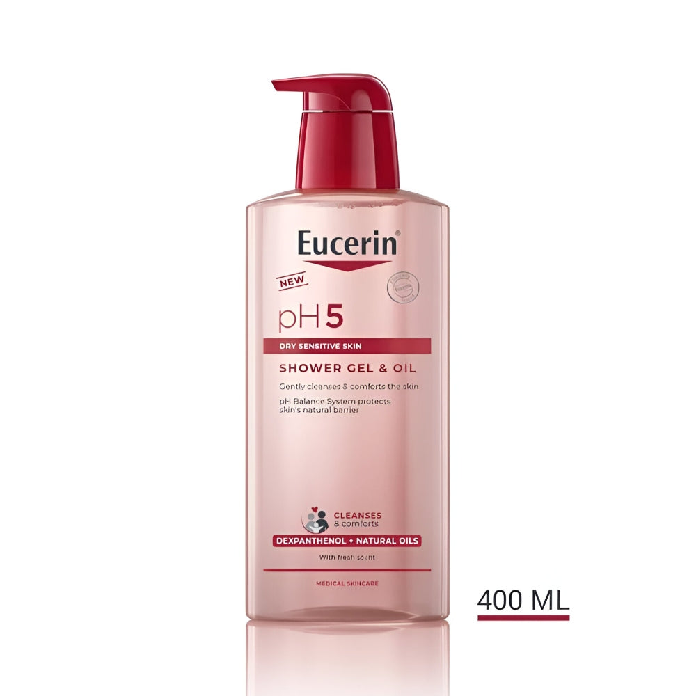 Eucerin Shower Oil Gel pH Balance 400ml PH5