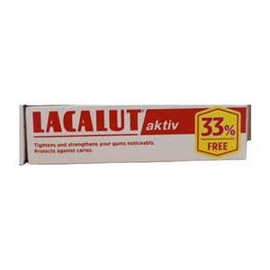 Lacalut Toothpaste 100ml 33% Free Active