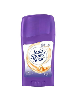 Lady speed stick deodorant stick 45g derma + vitamin e