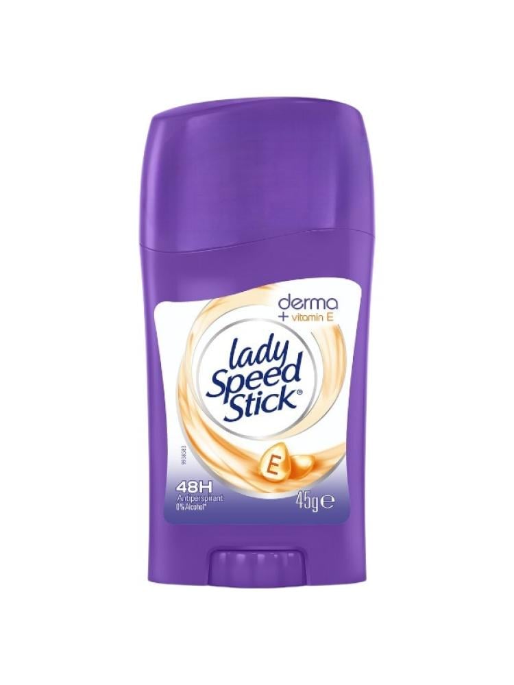 Lady speed stick deodorant stick 45g derma + vitamin e