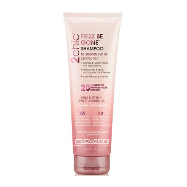 Giovanni Hair Shampoo 250ml 2chic Frizz Be Gone With Shea Butter and Sweet Almond Oil
