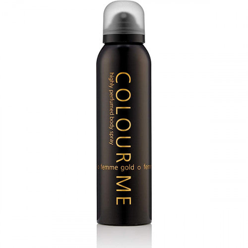 Colour me body mist 150ml gold for women