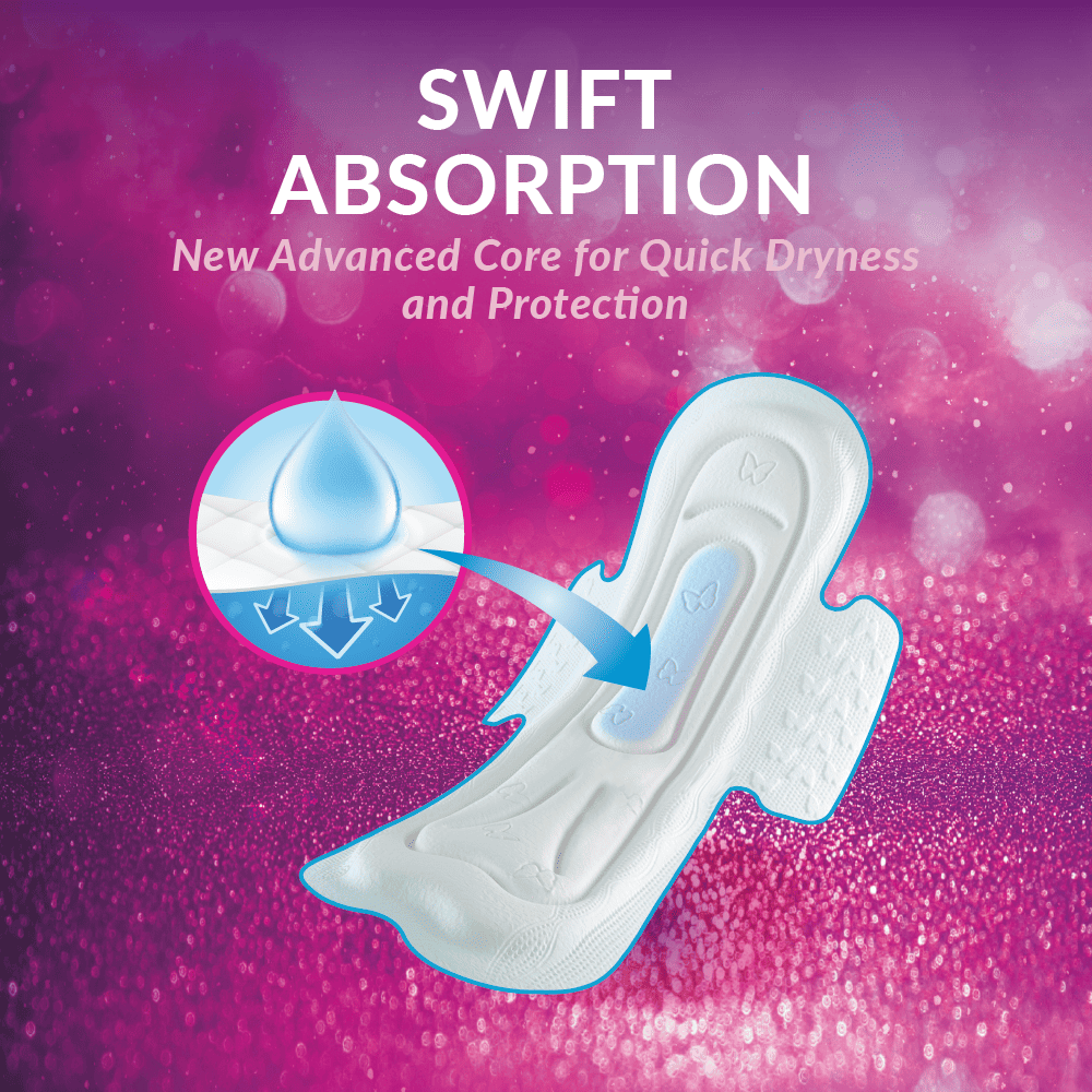 Fam Ultra Thin Night Pads – 14 Count Overnight Menstrual Protection