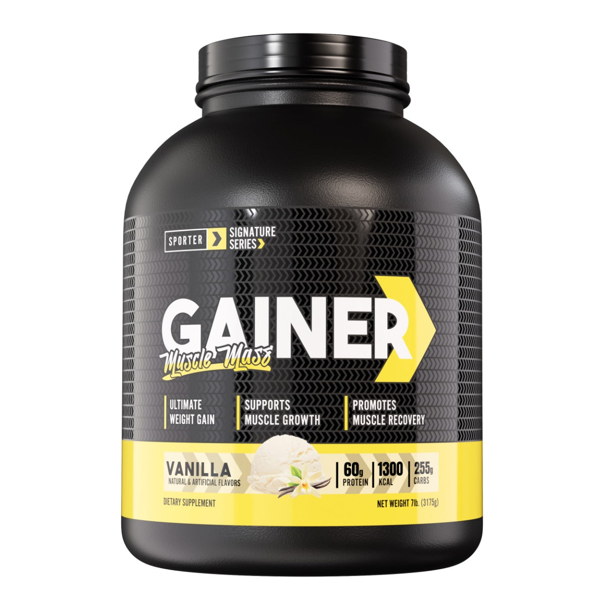Sporter - High Protein Mass Gainer - Vanilla - 7lb